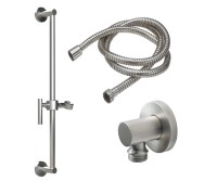 Modern Lever Handle, Round Detail Supply, Handshower Bar and Hose