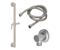 Lever Handle, Grab Bar with Hand Shower Slide & Hose