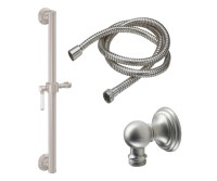 Lever Handle, Grab Bar with Hand Shower Slide & Hose