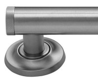 Shower Grab Bar, Knurl End, Concave Base