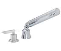 Modern Wand Deck Mount Hand Shower in Chrome
