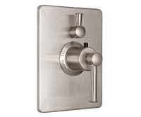 Rectangle Back Plate - Style Therm with Diverter