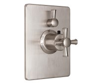 Rectangle Back Plate - Style Therm with Diverter