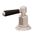 Black Lever Handle With Metal Top