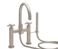 Deck-mount Tub Filler with 65 Series Cross Handles