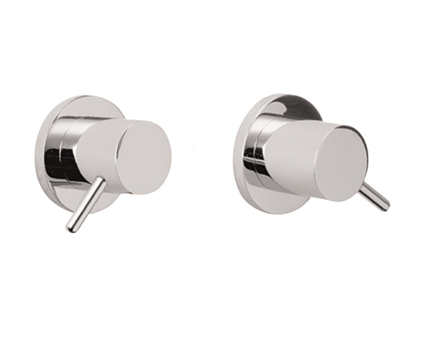 Modern Wall Mount Control with 2 Avalon Round Handles