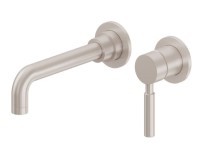 2 Hole, Round Style Single Handle Wall Faucet