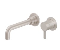 2 Hole, Single Short Handle Wall Faucet
