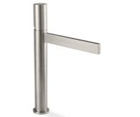 Tall Single Hole Faucet, Thin Spout, Cylinder Handle