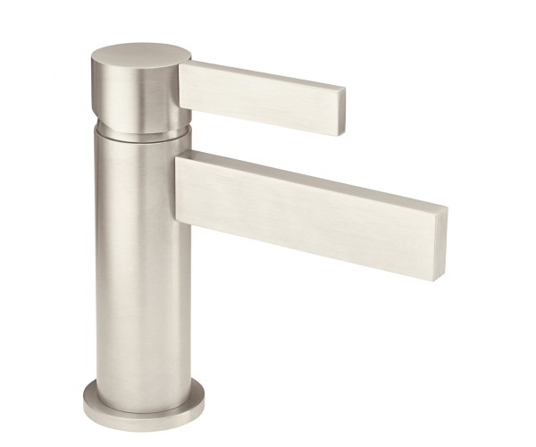 Standard Height Single Hole Faucet, Thin Spout, Front Lever Handle