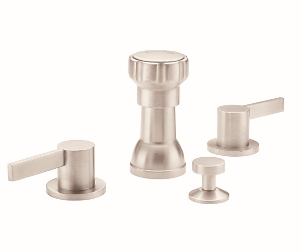 Vertical Bidet with Lever Handles, Round Base