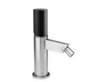 Mono Block Bidet with Black Column Handle