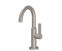 Curving Spout, Side Lever Control - Flat Lever Handle