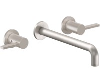 Long Spout Two Lever Wall Faucet