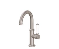 Curving Spout, Side Lever Control, Cardiff Lever Handle