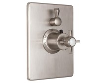 Rectangle Back Plate - Style Therm with Diverter