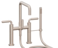 Flat Quad Spout, Bridge Style Tub Filler, 41 Handles