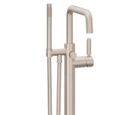 Flat Quad Spout, 41 Handle Single Hole Freestanding Tub Filler