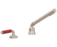 Handshower with Red Diverter Handle