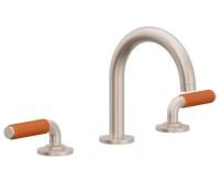 Curving Spout, Orange Post Handles