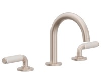 Curving Spout, White Post Handles