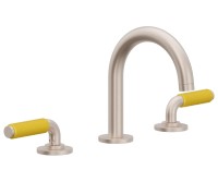 Curving Spout, Yellow Post Handles