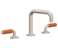 Quad Spout, Orange Post Handles
