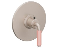 Round Trim Plate, 41 Pink Handle