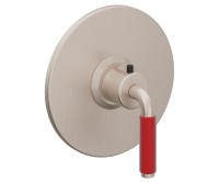 Round Trim Plate, 41 Red Handle