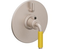 Round Trim Plate, Yellow 41 Lever Handle