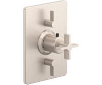 Dual Control Rectangle Trim, 40 Cross Handle
