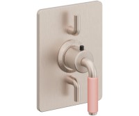Dual Control Rectangle Trim 41 Pink Handle