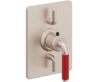 Dual Control Rectangle Trim 41 Red Handle