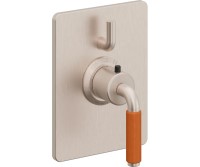 Rectangle Trim Plate, Orange 41 Lever Handle
