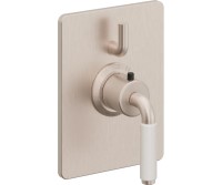 Rectangle Trim Plate, White 41 Lever Handle