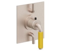 Dual Control Square Trim 41 Yellow Handle