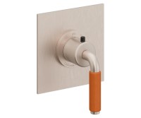 Square Trim Plate, 41 Orange Handle