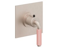 Square Trim Plate, 41 Pink Handle