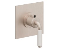 Square Trim Plate, 41 White Handle
