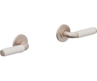 White 61 Handles with Round Base
