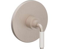 Round Pressure Balance Control, White 41 Lever Handle