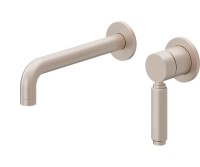 2 Hole, 41 Metal Handle Wall Faucet