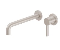 Long Spout, 2 Hole, Cayucos Lever Handle Wall Faucet
