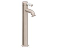 Tall Single Hole Faucet, Front White Lever Control
