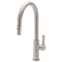Blade Handle, High Spout, Push Button Pull-down Spray
