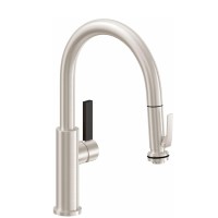 Curving Spout, Pull-down Spray, Squeeze Handle Trigger