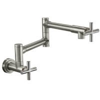 Swivel Pot Filler with Two Cross Handles, 65 Series Shown