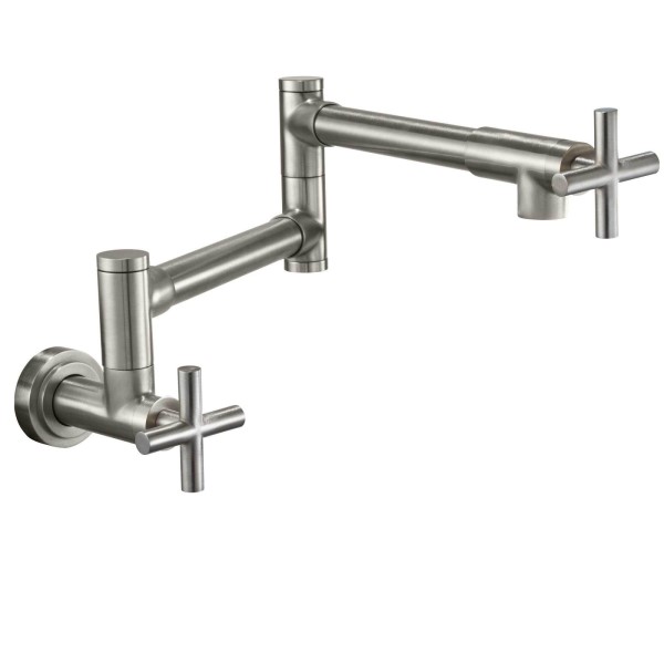 Swivel Pot Filler with Two Cross Handles, 65 Series Shown