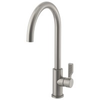 Tall Curving Spout, Textured Paddel Handle