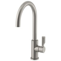 Low Curving Spout, Textured Paddel Handle